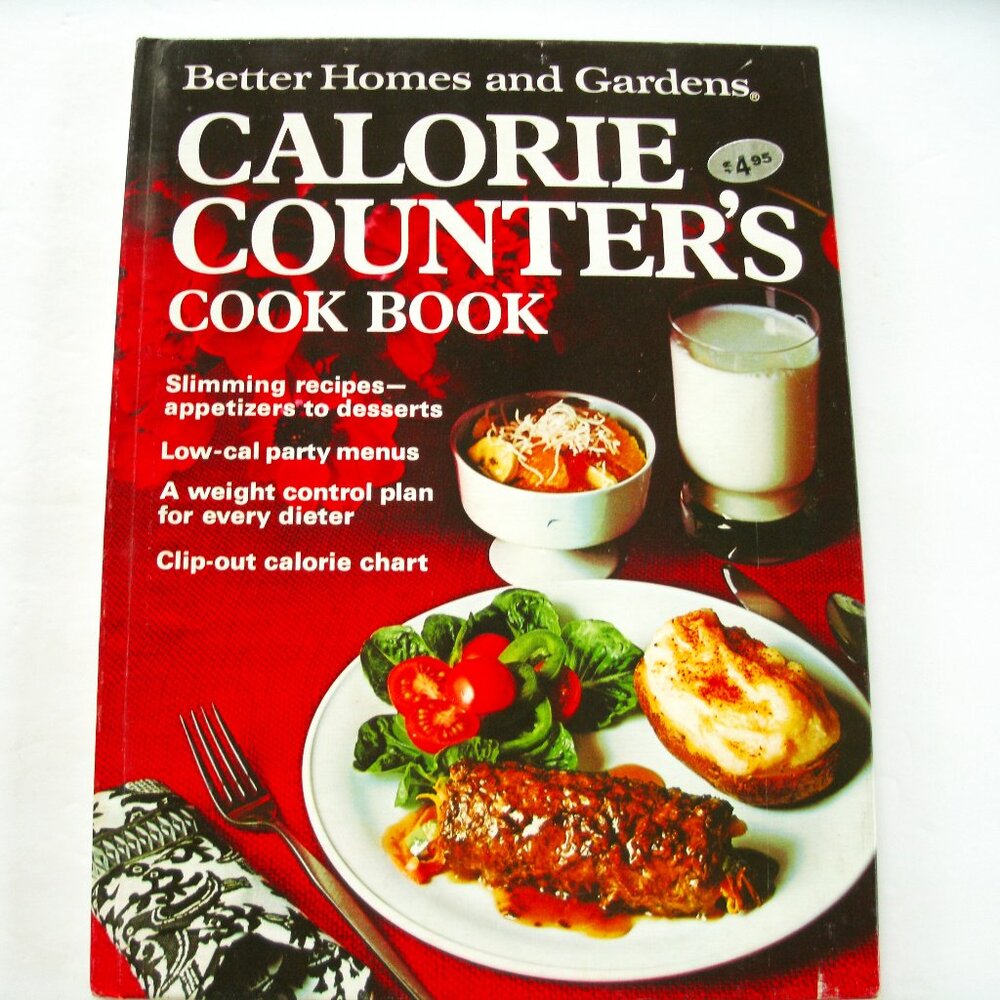 Vintage 70s Cookbook Better Homes and Gardens Calorie Counter